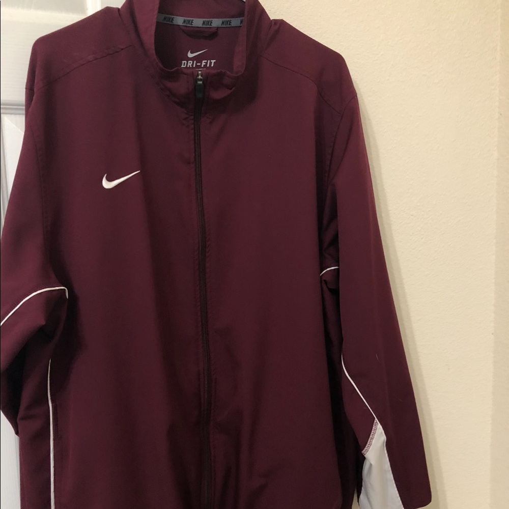 Maroon Nike Jacket